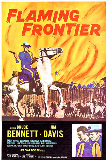 Flaming Frontier (1958) poster