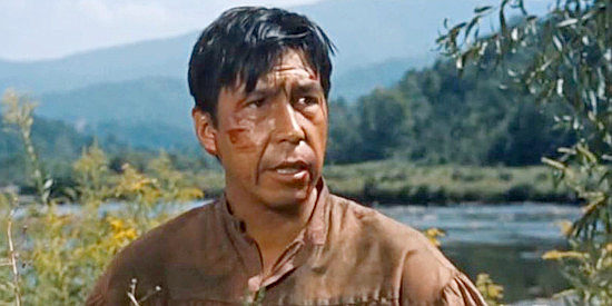 Jeff Thompson as Charlie Two Shirts, an Indian who gets his land back with Davy's help in Davy Crockett, King of the Wild Frontier (1955)