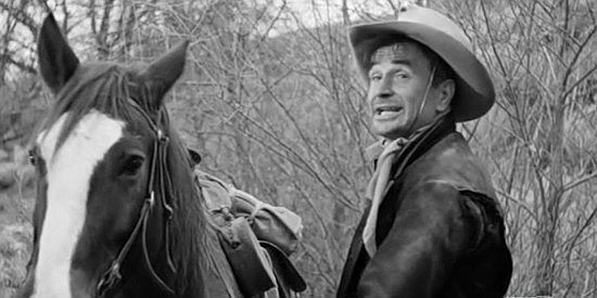 Noah Beery Jr. as Dink Wells, a gang member more interested in fleeing a posse than reputations in The Fastest Gun Alive (1956)