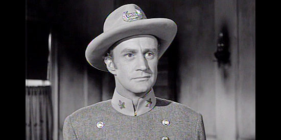 Ronald Howard as Clay Allen, ready for the south to rise again in Drango (1957)