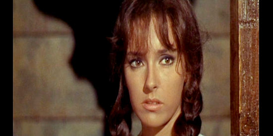 Eleanor Brown as the saloon girl in Death Sentence (1968)