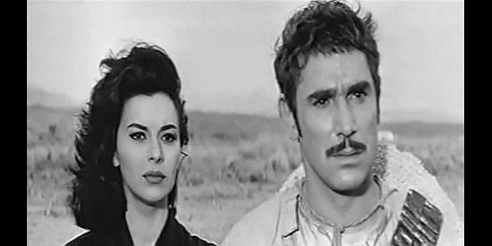 Giovanna Ralli as Maria with Robert Hossein as Perez in The Taste of Violence (1961)