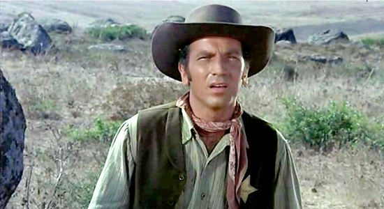 James Martin as the sheriff in Garter Colt (1968)