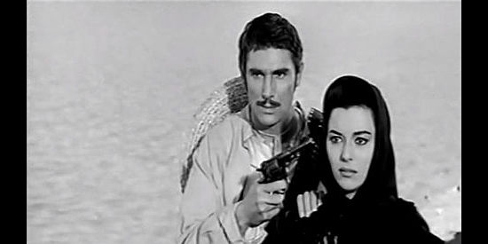 Robert Hossein as Perez with Giovanna Ralli as Maria in The Taste of Violence (1961)
