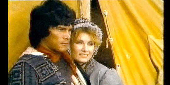 Carlos Monzon as 'El Macho' with Melisa Longo as Helen in Macho Killers (1977)