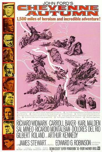 Cheyenne Autumn (1964) poster