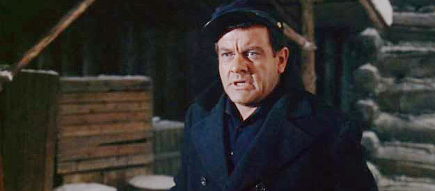 Sean McClory as Dr. O'Carberry, who tries to intervene on the Cheyenne's behalf at Fort Robinson in Cheyenne Autumn (1964)
