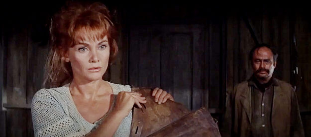 Diane Cilento as Jessie, a survivor with grit to spare in Hombre (1967)