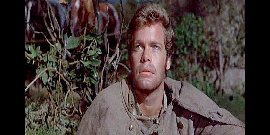 Doug McClure as Sam, Jennie's husband, coming to understand the bond that holds the Anderson family together in Shenandoah (1965)