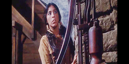 Herlina Del Carmen as the Indian girl Maj. Benson smuggled into the fort to be his lover in Chuka (1967)