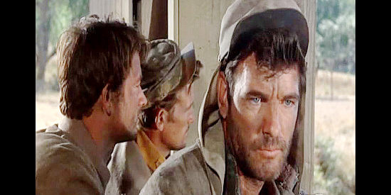 James Best as Carter, the Rebel soldier who convinces Boy Anderson to escape with him in Shenandoah (1965)