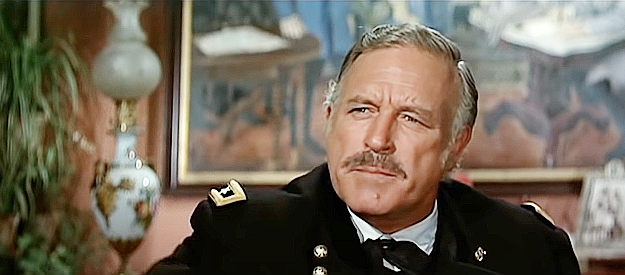 Lawrence Tierney as Gen. Sheridan, asking Custer to deliver another victory in Custer of the West (1967)