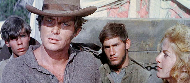 Michael Whitney as Johnnie Mack, confessing to the accidental shooting of an Indian boy in The Way West (1967)