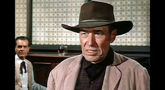 Norman WIllis as Hank WIllis, the bossy mine owner who considers Carole Ridgeway 'his woman' in The Bounty Killer (1965)