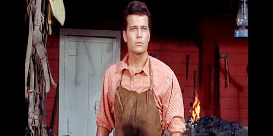 Patrick Wayne as James Anderson, one of Charlie's sons in Shenandoah (1965)