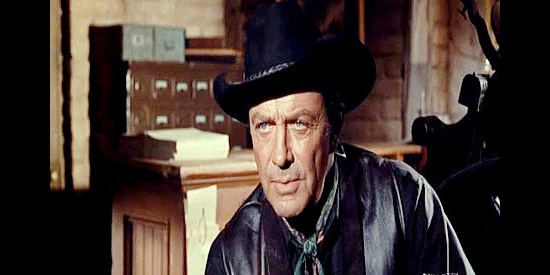 Robert Taylor as Ben Wyatt, searching for the killers of an old friend in Return of the Gunfighter (1967)