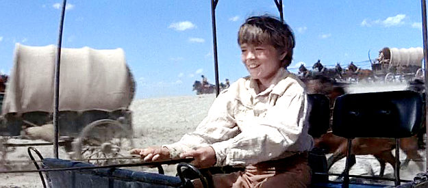Stefan Arngrim as William Tadlock Jr., one of his father's motivating factors for heading west in The Way West (1967)