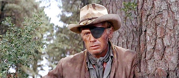 Richard Widmark as Col. Tom Rossiter, assigned the mission of stealing a herd of cattle in Alvarez Kelly (1966)