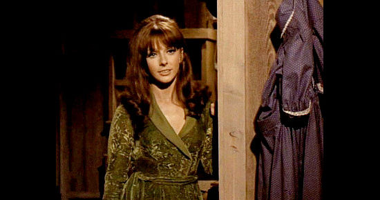 Brenda Scott as Gabrielle DuPrey in Journey to Shiloh (1968) .