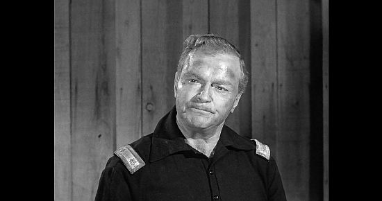 Don (Red) Barry as the major in Fort Courageous (1965)