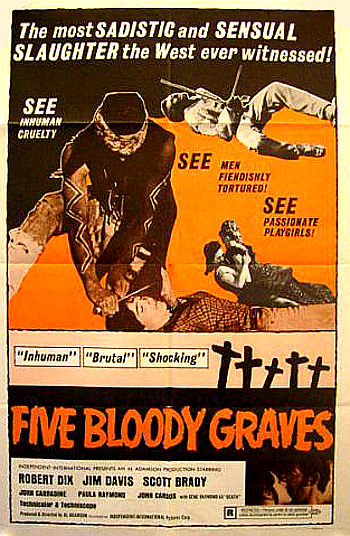 Five Bloody Graves (1969) poster 