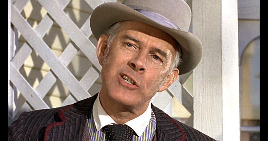 Harry Morgan as Calendar Mayor Perkins in Support Your Local Sheriff (1969)