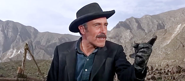 Jason Robards as Doc Holliday, accusing Wyatt of using warrants as an excuse to kill in Hour of the Gun (1967)