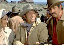 Susan Clark as Kate Jarvis, Dean Martin as Bill Massey and Rock Hudson as Chuck Jarvis in Showdown (1973)