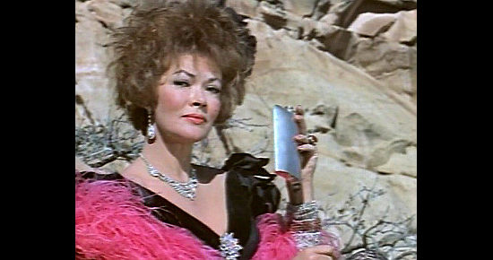 Paula Raymond as Kansas Kelly in Five Bloody Graves (1969)