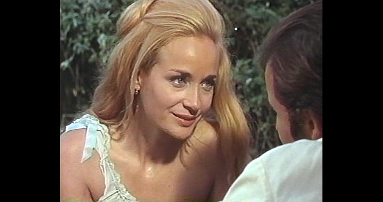 Sylvia Syms as Laura Galt in The Desperados (1969)