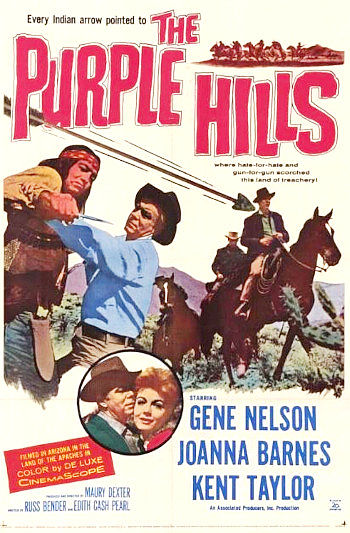 The Purple Hills (1961) poster