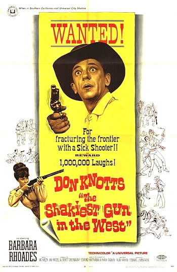 The Shakiest Gun in the West (1968) poster