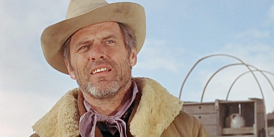 G.D. Spradlin as Anse Howard, the man whose herd Will helps drive to market in Will Penny (1967)