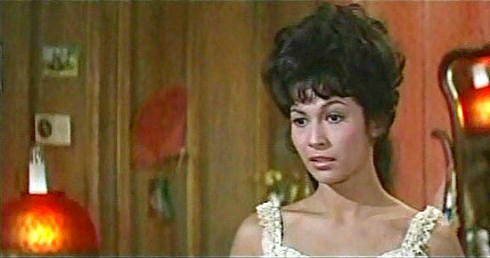Barbara Luna as Marietta, Lee's favorite saloon girl in Congress (1964)