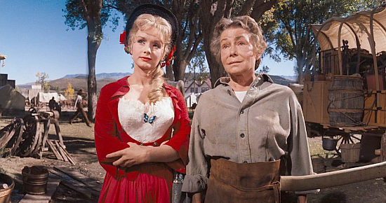 Debbie Reynolds as Lily Prescott and Thelma Ritter as Agatha Clegg in How the West Was Won (1962)