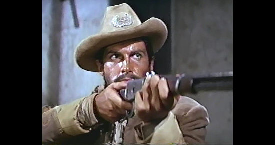 George Hamilton as Capt. Bentley in A Time for Killing (1967)