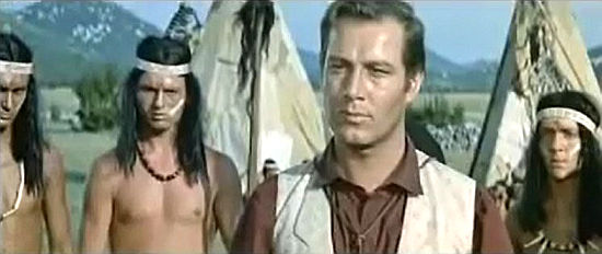 Hansjorg Felmy as Sheriff James Lively in Pirates of the Mississippi (1963).