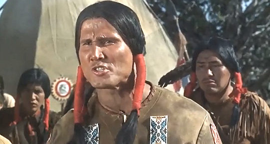 Henry Silva as Chief Crazy Knife in The Plainsman (1966)