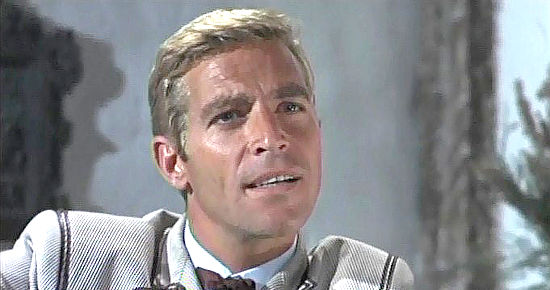 James Franciscus as Tuck Kirby in The Valley of Gwangi (1969)