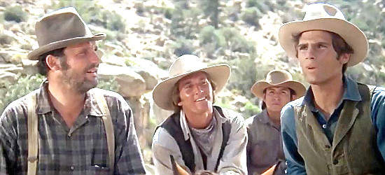 John Vernon (left) as George Hacker and Robert Lipton (right) as Charlie Newcombe, part of the posse chasing Willie Boy in Tell Them WIllie Boy Was Here (1969)