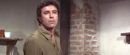 Nico Manardos as Peter, one of Douglas's men in Cannon for Cordoba (1970)