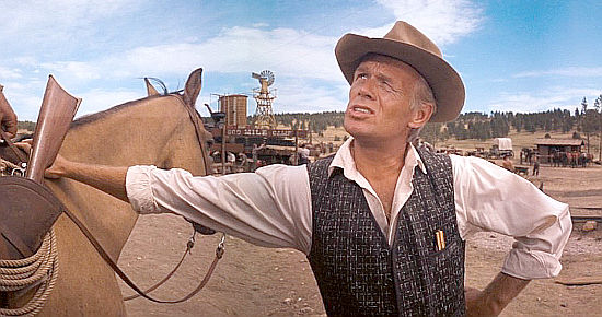 Richard Widmark as railroad engineer Mike King in How the West Was Won (1962)
