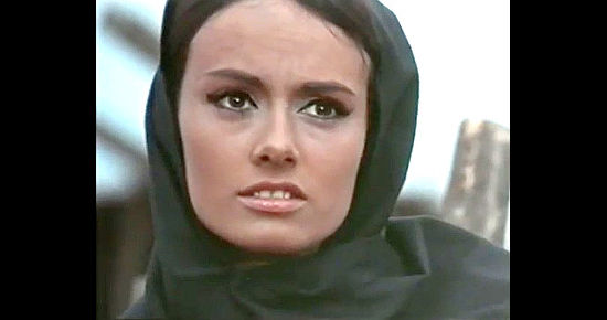 Donatella Turri as Jose's wife in Sartana Does Not Forgive (1968)