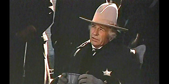 Jim Davis as the marshal in Bad Company (1972)