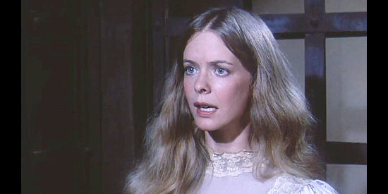 Diana Ewing as Jenny, the sheriff's niece in A Knife for the Ladies (1974),