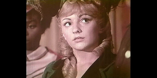 Maria Lease as Faith, Lt. Nelson's fiancee, in The Scavengers (1969)