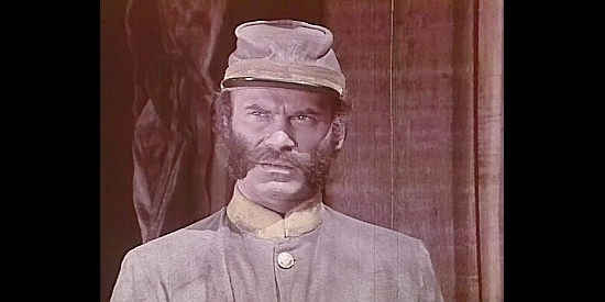 Michael Divoka as Sgt. West, the Rebels' second in command, in The Scavengers (1969)