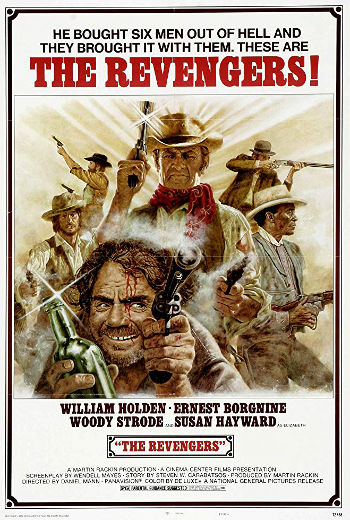 The Revengers (1972) poster 