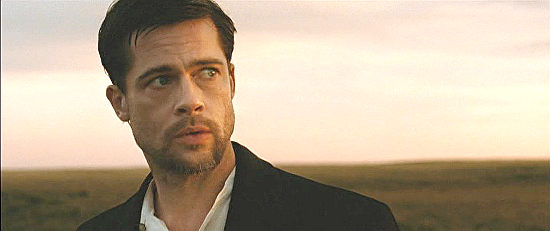 Brad Pitt as Jesse James in The Assassination of Jesse James by the Coward Bob Ford (2007)