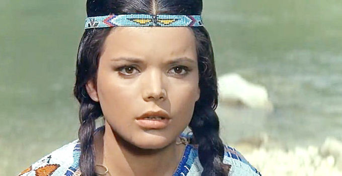 Uschi Glass as Apanatschi in The Half Breed (1966)